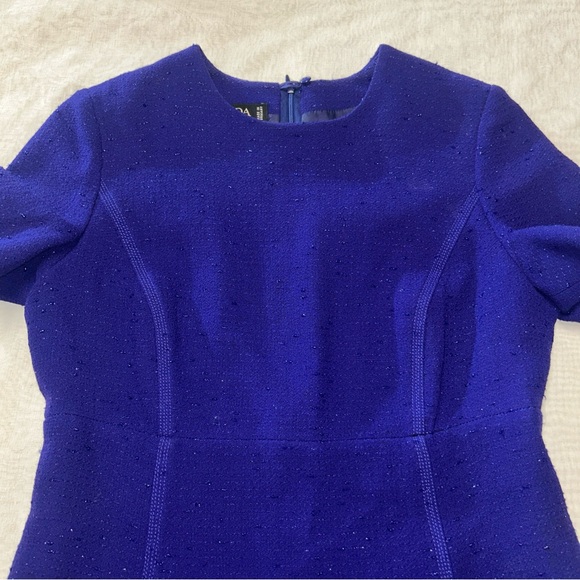 Escada Purple Short Sleeve Dress - Picture 4 of 12